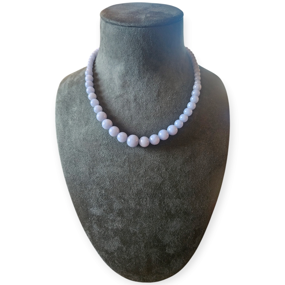 Angelite Bead Necklace